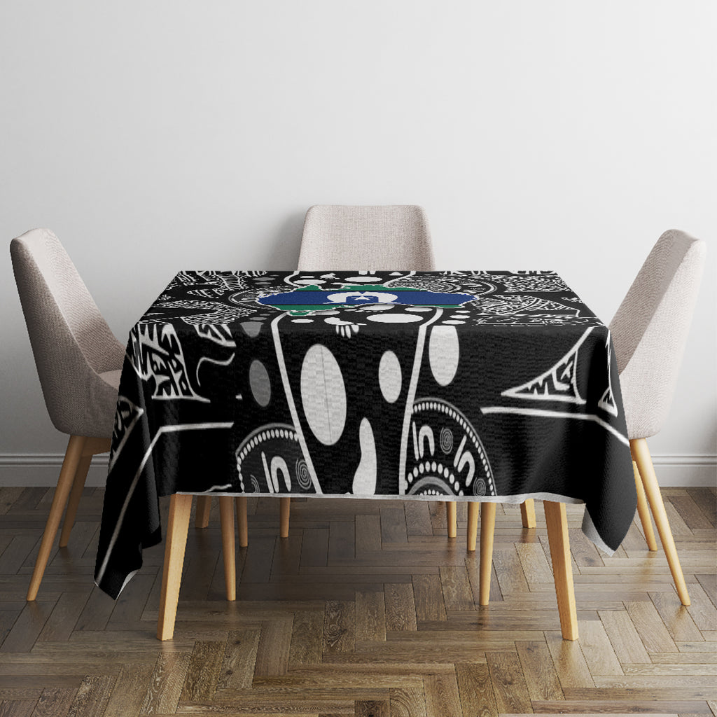 Torest Trait Islands Map Mix Aboriginal Pattern Tablecloth