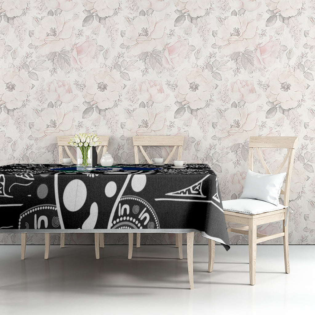Torest Trait Islands Map Mix Aboriginal Pattern Tablecloth