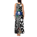 Torest Trait Islands Map Mix Aboriginal Pattern Tank Maxi Dress