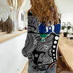 Torest Trait Islands Map Mix Aboriginal Pattern Women Casual Shirt