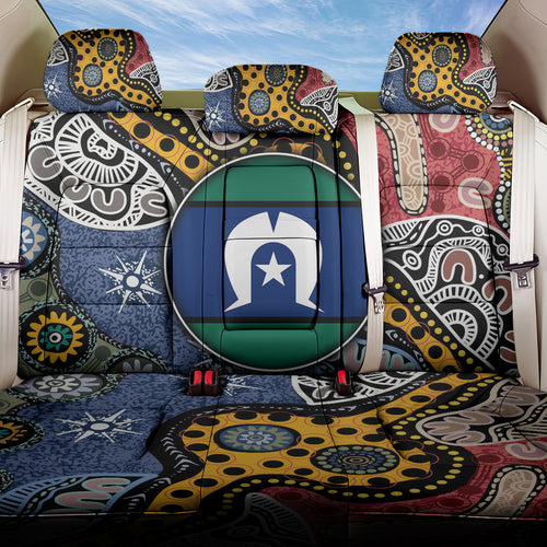 Torest Trait Islands Mix Aboriginal Pattern Back Car Seat Cover