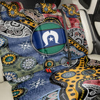 Torest Trait Islands Mix Aboriginal Pattern Back Car Seat Cover