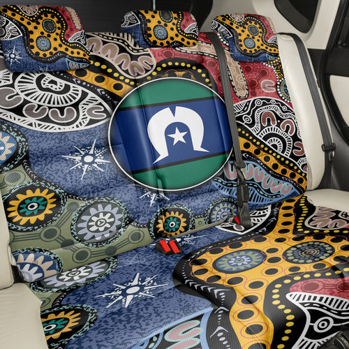 Torest Trait Islands Mix Aboriginal Pattern Back Car Seat Cover