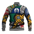 Torest Trait Islands Mix Aboriginal Pattern Baseball Jacket