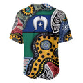 Torest Trait Islands Mix Aboriginal Pattern Baseball Jersey
