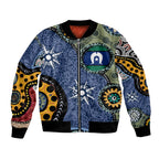 Torest Trait Islands Mix Aboriginal Pattern Bomber Jacket