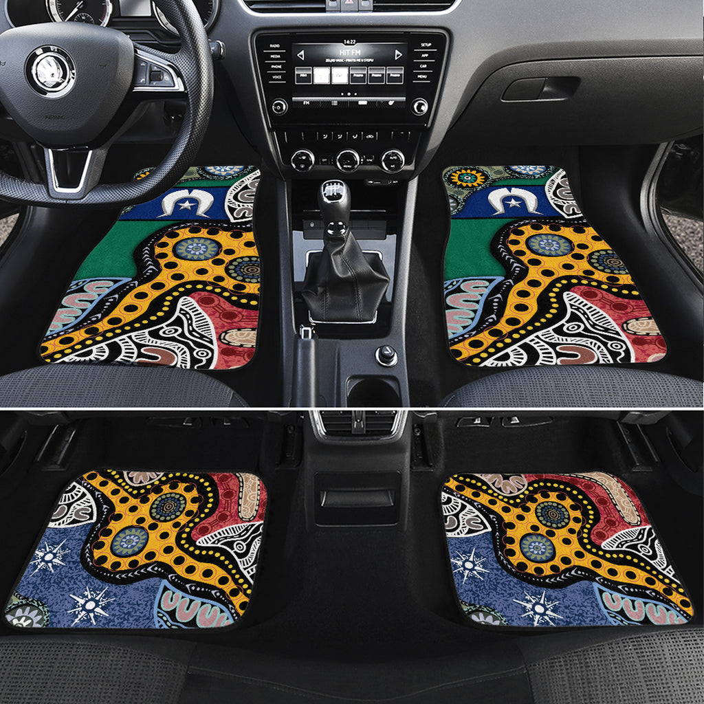 Torest Trait Islands Mix Aboriginal Pattern Car Mats