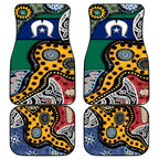 Torest Trait Islands Mix Aboriginal Pattern Car Mats
