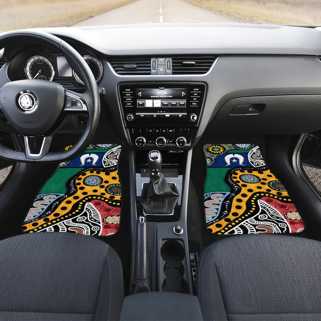 Torest Trait Islands Mix Aboriginal Pattern Car Mats