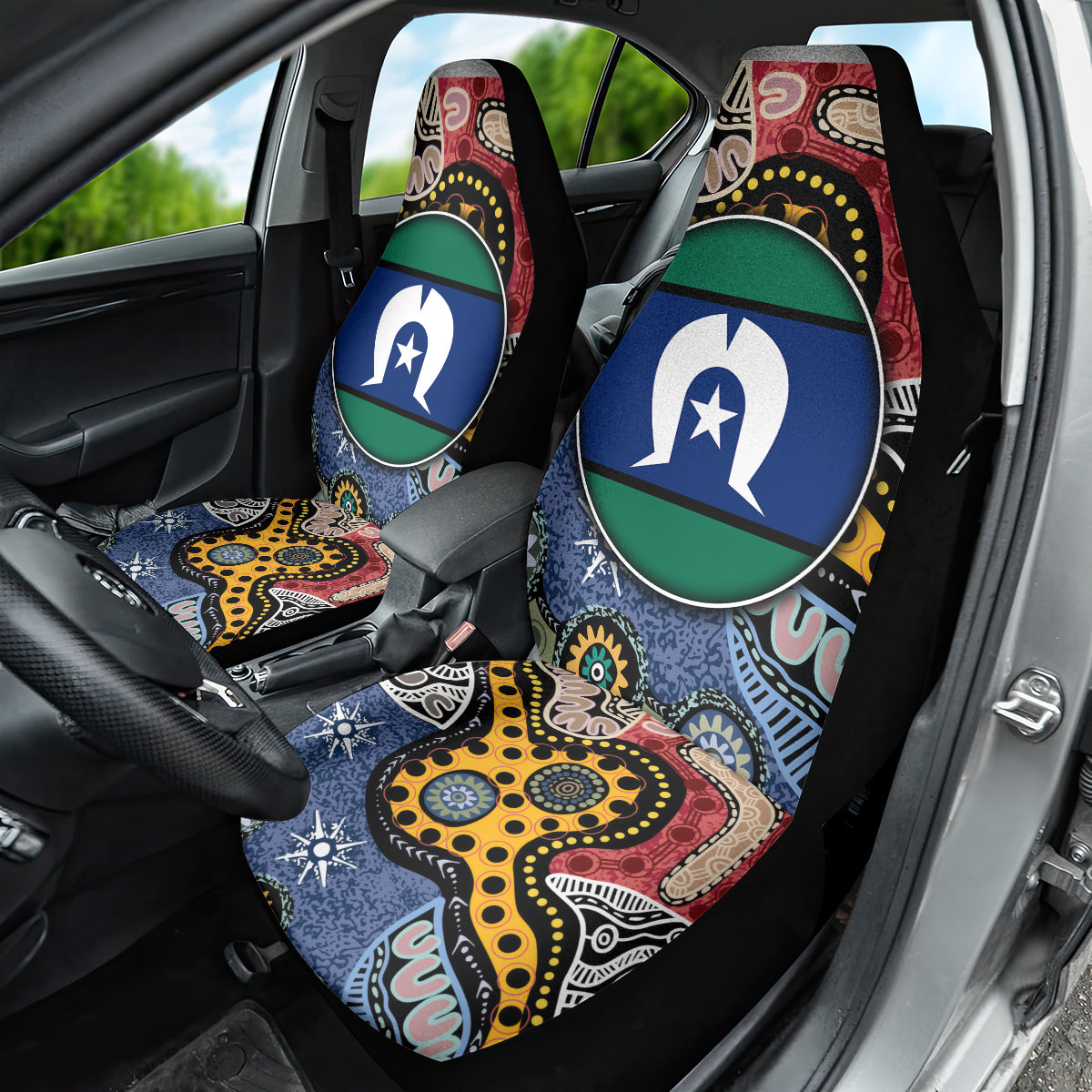 Torest Trait Islands Mix Aboriginal Pattern Car Seat Cover