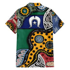 Torest Trait Islands Mix Aboriginal Pattern Hawaiian Shirt