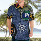 Torest Trait Islands Mix Aboriginal Pattern Hawaiian Shirt