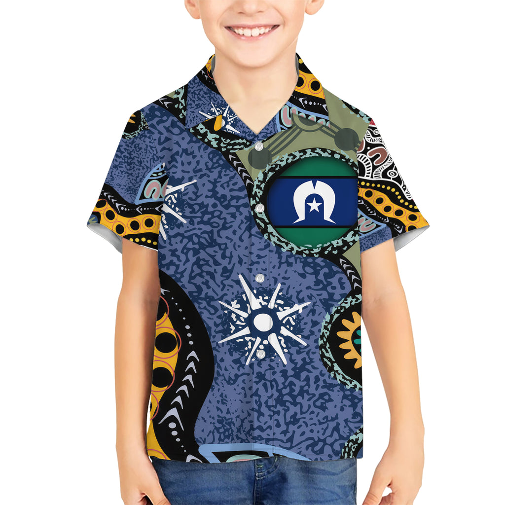 Torest Trait Islands Mix Aboriginal Pattern Hawaiian Shirt