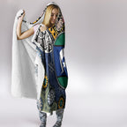 Torest Trait Islands Mix Aboriginal Pattern Hooded Blanket
