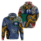 Torest Trait Islands Mix Aboriginal Pattern Hoodie