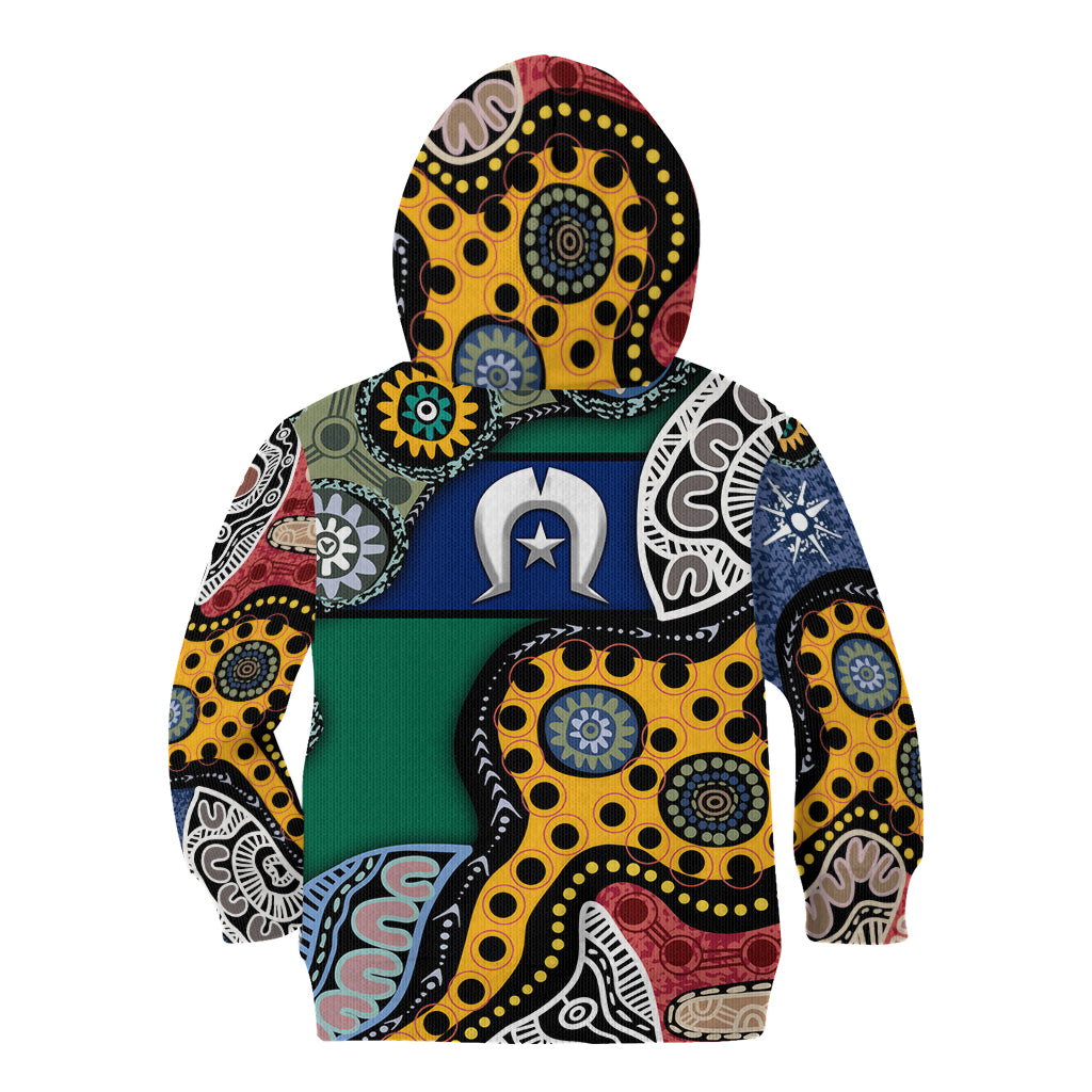 Torest Trait Islands Mix Aboriginal Pattern Kid Hoodie