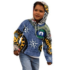 Torest Trait Islands Mix Aboriginal Pattern Kid Hoodie