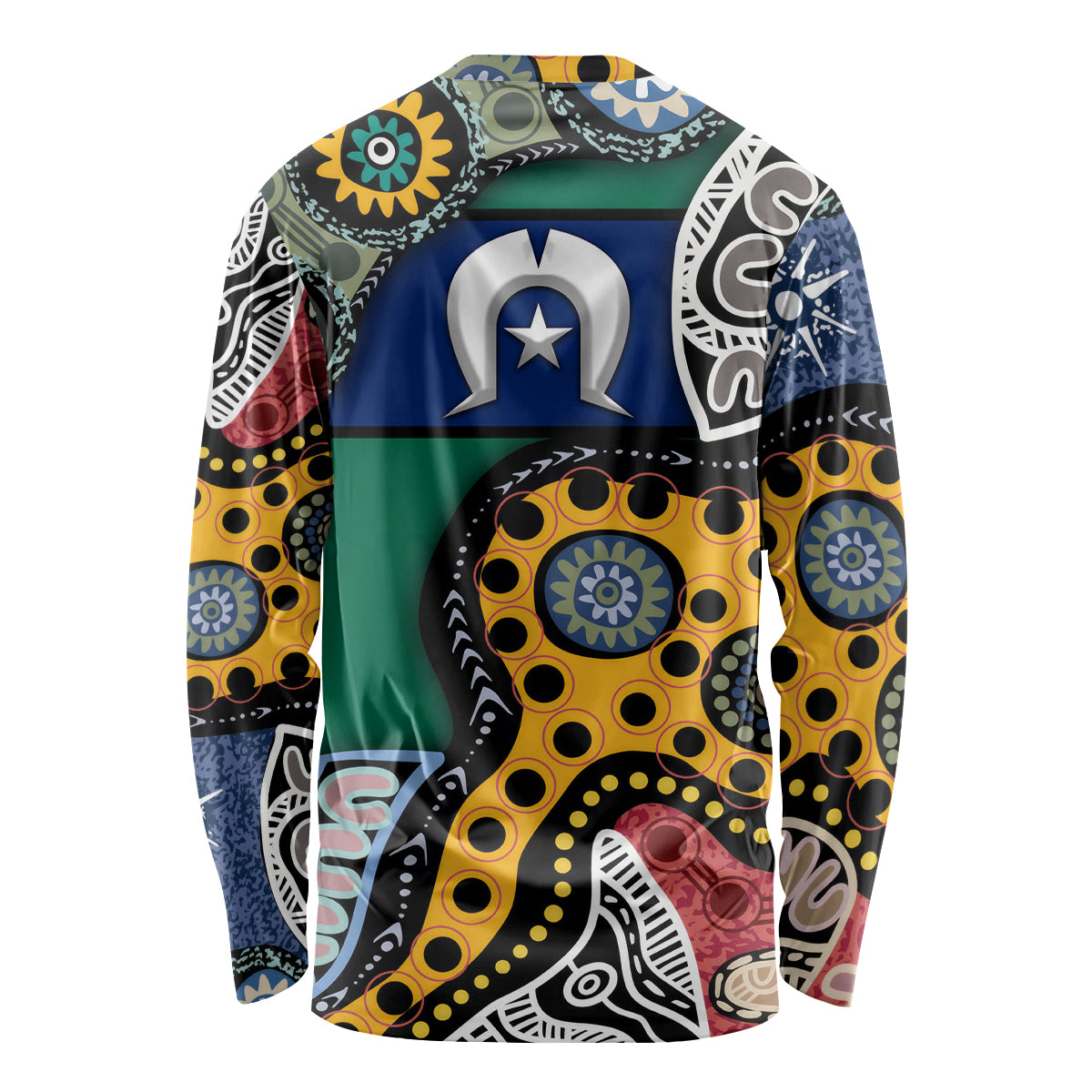 Torest Trait Islands Mix Aboriginal Pattern Long Sleeve Shirt