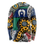 Torest Trait Islands Mix Aboriginal Pattern Long Sleeve Shirt