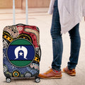 Torest Trait Islands Mix Aboriginal Pattern Luggage Cover