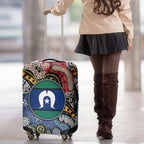Torest Trait Islands Mix Aboriginal Pattern Luggage Cover