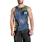 Torest Trait Islands Mix Aboriginal Pattern Men Tank Top