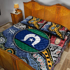 Torest Trait Islands Mix Aboriginal Pattern Quilt Bed Set