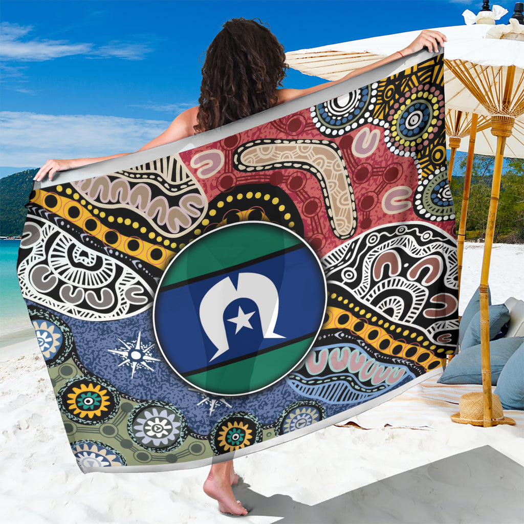 Torest Trait Islands Mix Aboriginal Pattern Sarong