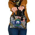 Torest Trait Islands Mix Aboriginal Pattern Shoulder Handbag
