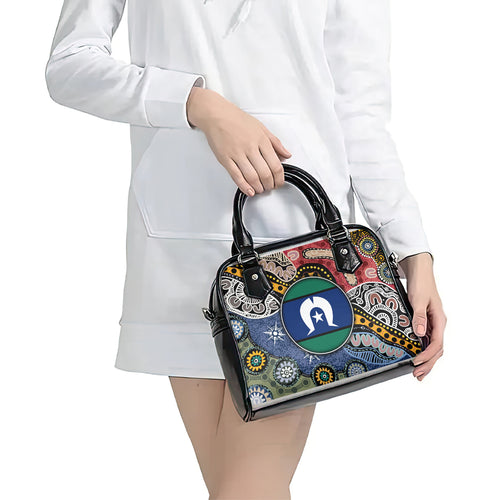 Torest Trait Islands Mix Aboriginal Pattern Shoulder Handbag