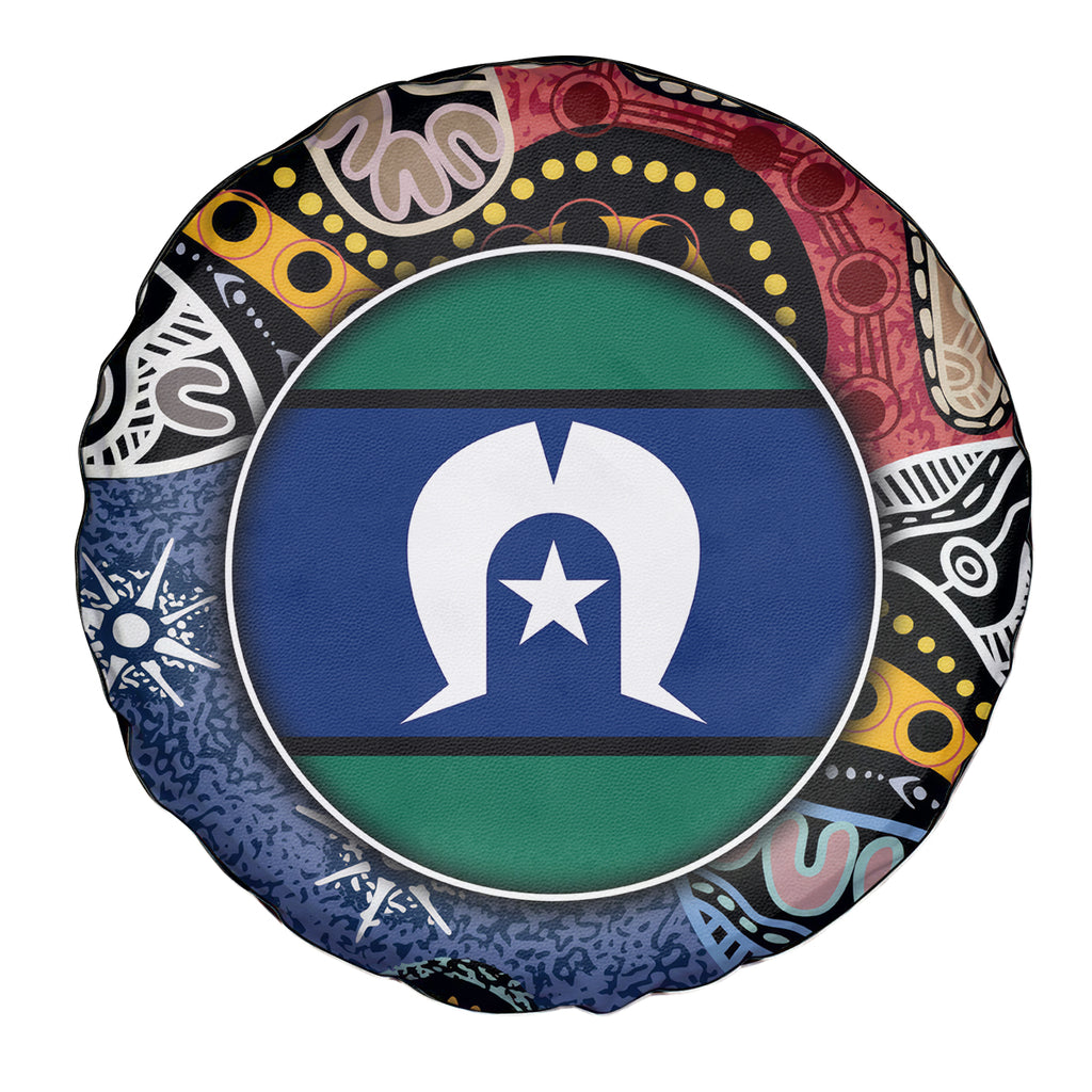 Torest Trait Islands Mix Aboriginal Pattern Spare Tire Cover