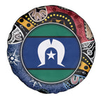 Torest Trait Islands Mix Aboriginal Pattern Spare Tire Cover