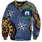 Torest Trait Islands Mix Aboriginal Pattern Sweatshirt