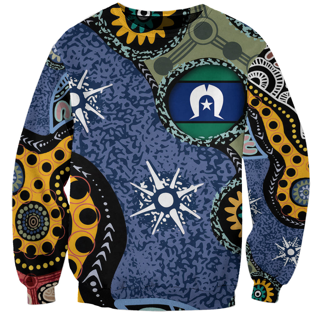 Torest Trait Islands Mix Aboriginal Pattern Sweatshirt