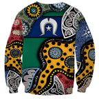 Torest Trait Islands Mix Aboriginal Pattern Sweatshirt