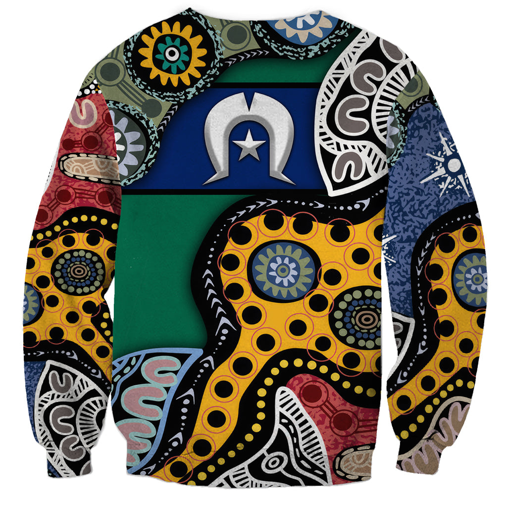 Torest Trait Islands Mix Aboriginal Pattern Sweatshirt