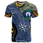 Torest Trait Islands Mix Aboriginal Pattern T Shirt