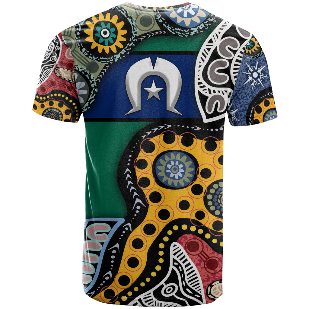 Torest Trait Islands Mix Aboriginal Pattern T Shirt