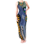 Torest Trait Islands Mix Aboriginal Pattern Tank Maxi Dress