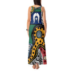 Torest Trait Islands Mix Aboriginal Pattern Tank Maxi Dress