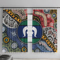 Torest Trait Islands Mix Aboriginal Pattern Window Curtain