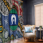 Torest Trait Islands Mix Aboriginal Pattern Window Curtain