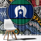 Torest Trait Islands Mix Aboriginal Pattern Window Curtain