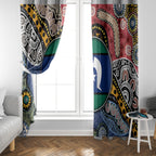 Torest Trait Islands Mix Aboriginal Pattern Window Curtain