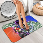 Personalized Adelaide Crow Football Bathroom Set Tropical Hibiscus Flowers - Pacific Fusion Style