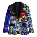 Personalized Adelaide Crow Football Blazer Tropical Hibiscus Flowers - Pacific Fusion Style