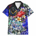 Personalized Adelaide Crow Football Hawaiian Shirt Tropical Hibiscus Flowers - Pacific Fusion Style