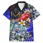 Personalized Adelaide Crow Football Hawaiian Shirt Tropical Hibiscus Flowers - Pacific Fusion Style