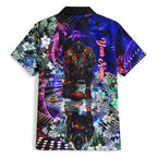 Personalized Adelaide Crow Football Hawaiian Shirt Tropical Hibiscus Flowers - Pacific Fusion Style