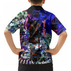 Personalized Adelaide Crow Football Hawaiian Shirt Tropical Hibiscus Flowers - Pacific Fusion Style
